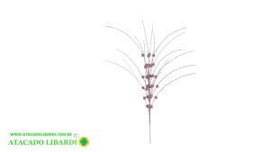 HASTE BOLINHAS 60CM C/GLITTER ROSA CLARO 99474006