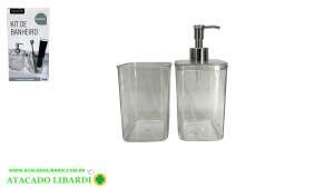 CONJ BANHEIRO 2PCS PLAST FJ90284