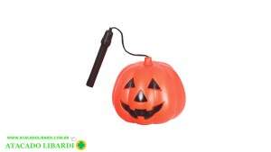 ABOBORA HALLOWEEN 9CM COM LUZ E SOM NS347149