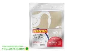 CORTINA DE BOX C/ VISOR 138X200CM EST 17005