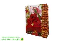 SACOLA PAPEL PRESENTE 34X26CM SORT AS850067