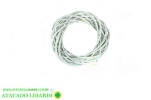 GUIRLANDA 20CM MAD NATURAL BRANCA NTA63012