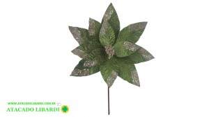 BICO PAPAGAIO AVELUDADO 47CM C/GLITTER VERDE 97719004