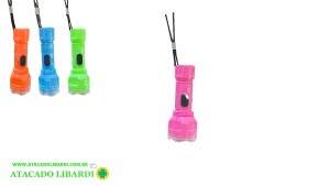 LANTERNA 10CM LED COLOR 12UNI CHA378