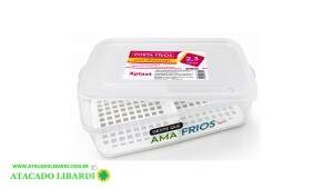 PORTA FRIOS PLAST 27X7CM 2300ML C/DIVISORIA 7011/0