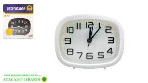 RELOGIO DESPERTADOR 10CM PLAST LT23423