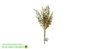 EUCALIPTO C/GLITTER 40CM DOURADO  FLB0106D