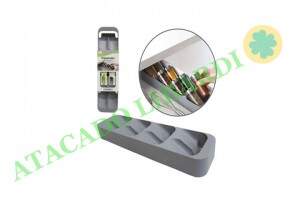 ORGANIZADOR PLAST P/TEMPERO 8 DIVISORIAS 39,5X10X4,5CM CZ19544