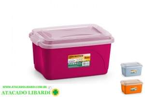 CAIXA MULTIUSO 3L PLAST RET COLOR 0392
