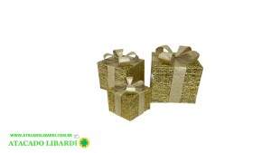 KIT COM 3 PRESENTES 15CM 20CM 25CM 71548W