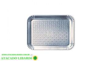 BANDEJA N6 LAMINADA PRATA 38X45CM 67