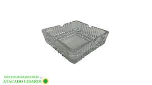 CINZEIRO VIDRO 9,5CM QUADRADO BA28807