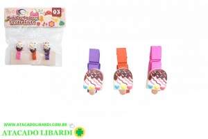 MINI PRENDEDOR DE MADEIRA 3PCS DEC HD82739
