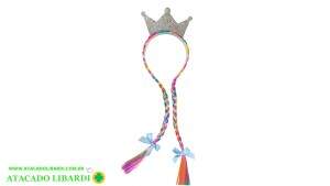 TIARA PLAST DECORADA C/ACESSORIOS RT800101