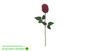 ROSA  BOTAO UNITARIO VERMELHO BG237109RD 