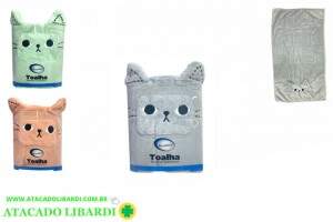 TOALHA DE MAO P/BEBE MICROFIBRA 25X40CM HU58507