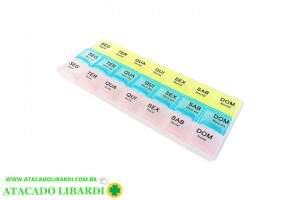 PORTA COMPRIMIDO PLAST 21,5X9CM SEMANA CA12307