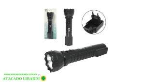 LANTERNA 5 LED 19CM 3W RECARREGAVEL BIVOLT MAX555