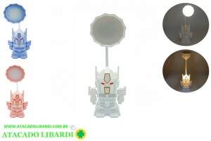 ENFEITE LUMINARIA 25,5CM ROBO COLOR HQ59717