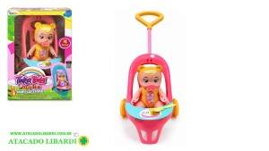 BONECA TINKER BABY PUPPIES COM CARRINHO 3150