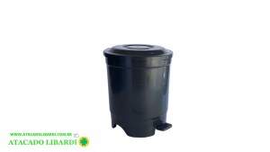 LIXEIRA PEDAL 13L PLAST  033