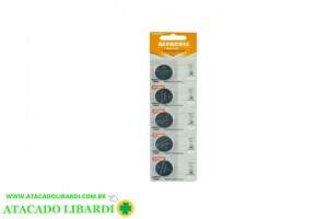 PILHA BATERIA BOTAO ALFACELL 5UNI 3V CR2016C5
