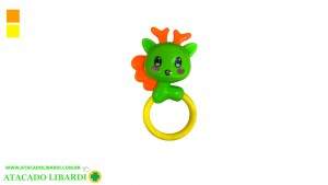 SOLAPA CHOCALHO PLAST 15CM COLOR FU19469