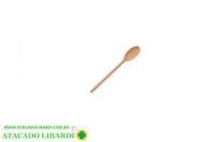 COLHER MADEIRA 26CM 002
