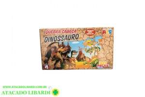 JOGO QUEBRA CABECA DINOSSAURO 30PCS MADEIRA 593