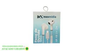 FONE DE OUVIDO 1M MAXMIDIA TIPO C F809