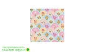 BOBINA 60CMX100M PAPEL COUCH FLORAL C0374