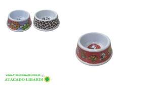 COMEDOURO P/CACHORRO 14,5X12CM MELAMINA RT182118