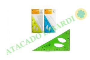REGUA ESQUADRO 30 GRAUS 14X8CM WPR0218