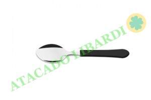 COLHER CHA CABO PLAST LEME PRETO 23187/400