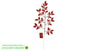 FOLHA C/GLITTER MINI 44CM VERMELHO FLB95V
