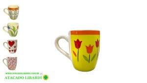 CANECA CERAMICA 300ML ESTAMPADA SORT IS0065