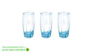 CONJ COPO 365ML 3PCS FLORIPA 0561AZ