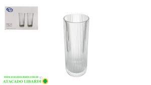 CONJ COPO VIDRO 300ML 6PCS TRANP SP1676B