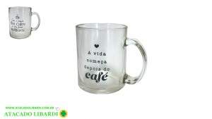 CANECA VIDRO 10CM 320ML 98755FW