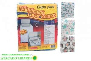 CAPA MAQUINA DE LAVAR ROUPAS G SUPER LUXO SORT 0125