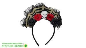 TIARA HALLOWEEN 24CM CAVEIRA NS347221