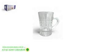 CONJ CANECA VIDRO 6PCS TP1675