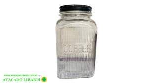 POTE HERMETICO VIDRO 1200ML C/TAMPA 16601
