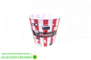 BALDE PIPOCA PLAST 17X17CM 8426