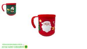 CANECA NATAL PLAST 8CM 200ML COPX0005
