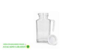 JARRA VIDRO 1500ML C/TAMPA PLAST  2314