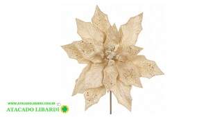 BICO PAPAGAIO 25CM C/GLITTER CHAMPANHE A6614001