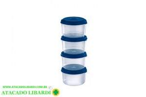 CONJ POTE 4PCS RED ALTO 400ML CM404