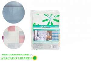 CORTINA BOX 180X180CM PLASTICO C/GANCHO 7954