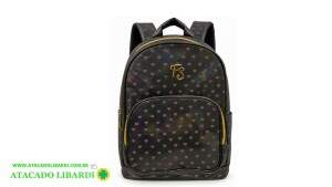 MOCHILA JUV FEMININA 40X30CM METALIZADO BPF30761